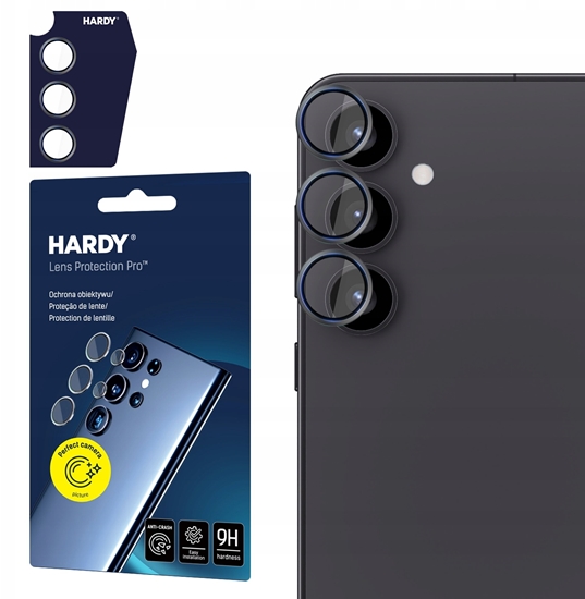 Picture of 3mk HARDY Lens Protection Pro Black pro Samsung Galaxy S25+