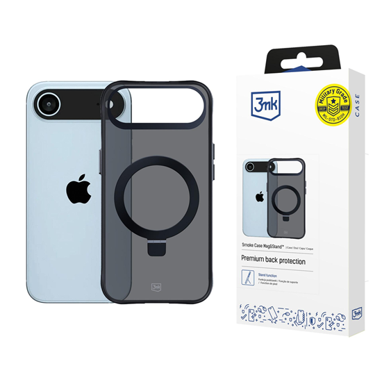 Изображение 3mk Smoke Case Mag&Stand for iPhone Air - Blac