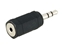 Attēls no Adapter AV MicroConnect Jack 3.5mm - Jack 2.5mm czarny (AUDALX)