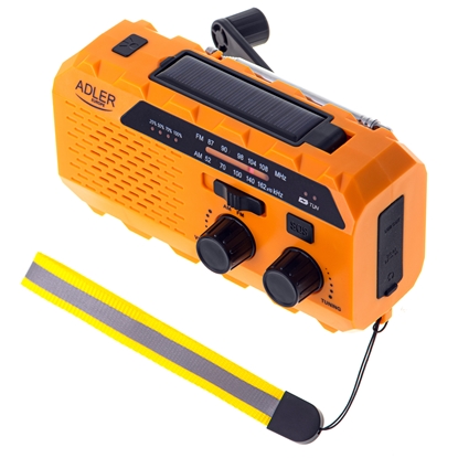 Picture of Adler | Portable radio with flashlight | AD 1197 | Alarm function