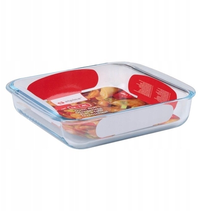 Attēls no Alpina - Szklane naczynie aroodporne do pieczenia 24,5x22x5 cm 1,6 L