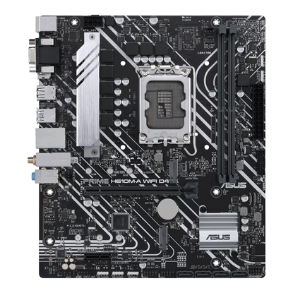 Attēls no ASUS PRIME H610M-A WIFI D4 Intel H610 LGA 1700 micro ATX