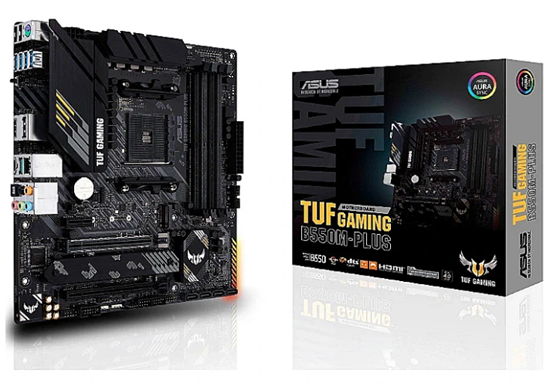 Picture of ASUS TUF GAMING B550M PLUS AMD B550 Socket AM4 micro ATX