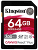 Изображение Atmiņas karte Kingston Canvas React Plus SDXC 64GB