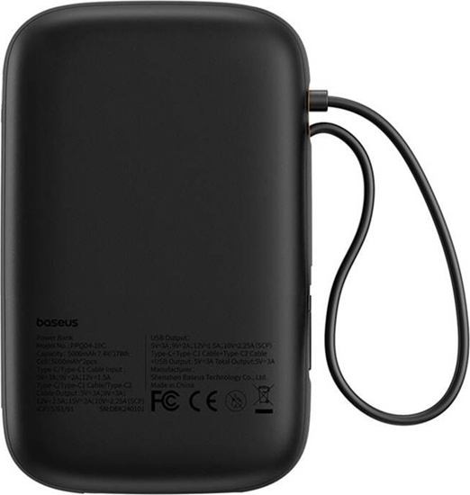 Picture of Powerbank Baseus QPow 2 10000mAh Czarny
