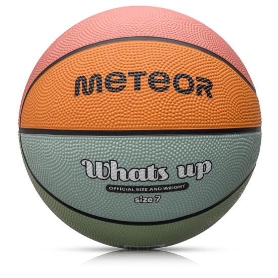 Изображение Basketbola bumba Meteor What's up 7 light blue/orange