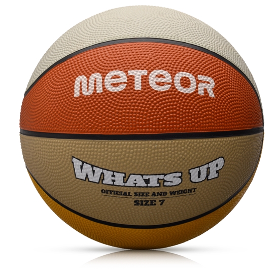 Изображение Basketbola bumba Meteor What's up 7 orange/belge