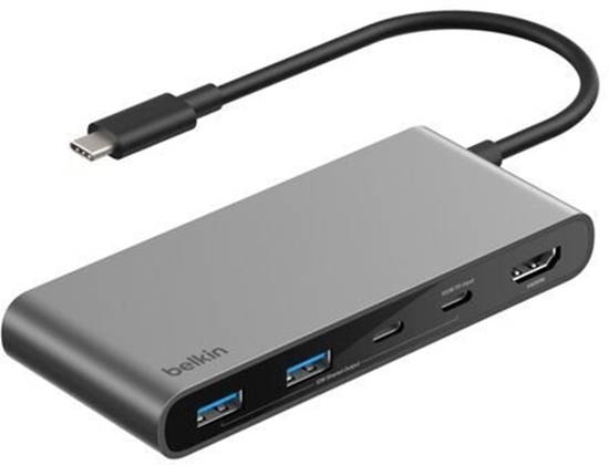 Picture of Belkin CONNECT USB-C 7-in-1 Hub Dual USB-C Ports si. AVC023hqSGY