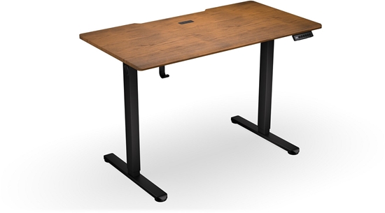 Picture of Biurko Endorfy Atlas S Electric Dark Wood Ciemnobrzowe 114 cmx60 cm