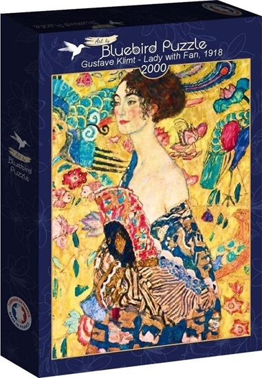 Picture of Bluebird Puzzle Puzzle 2000 Kobieta z wachlarzem, Gustav Klimt