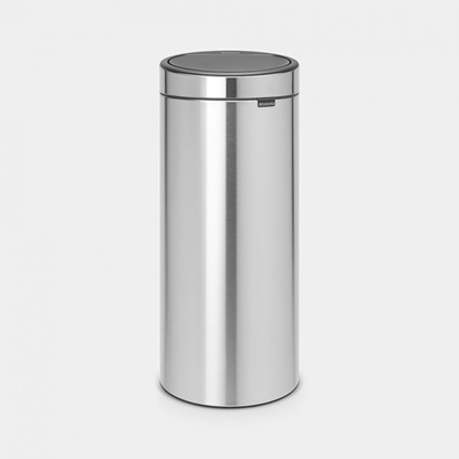 Attēls no BRABANTIA aktritumu  tvertne Touch Bin 30l  Matt steel 115349