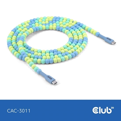 Picture of CABLE USB-C TO USB-C/BLUE CAC-3011 CLUB3D