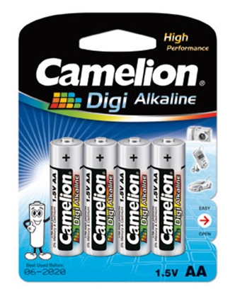 Изображение Camelion | LR6-BP4DG | AA/LR6 | Digi Alkaline | 4 pc(s)