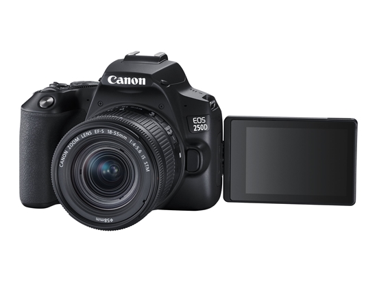 Picture of Canon EOS 250D + EF-S 18-55mm f/3.5-5.6 III SLR Camera Kit 24.1 MP CMOS 6000 x 4000 pixels Black