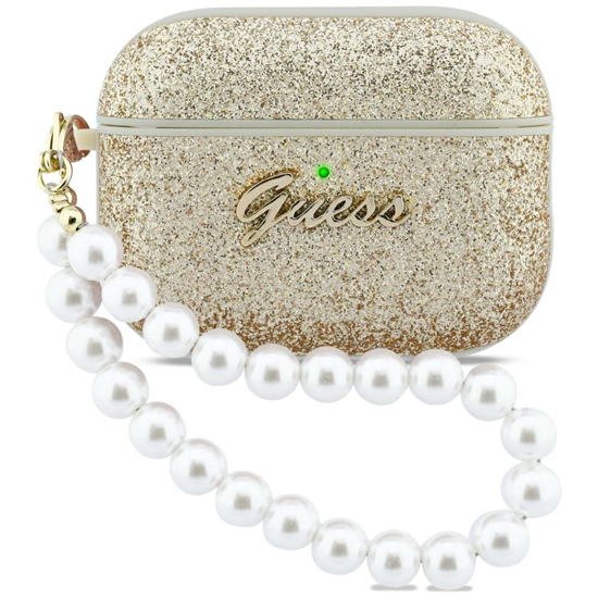 Изображение Case Guess Glitter Pearl Strap for  AirPods Pro 3 