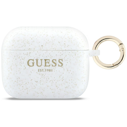 Изображение Case Guess Silicone Glitter Ring for AirPods Pro 3