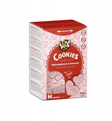 Picture of Ciasteczka dla psa ze waczem Walentynkowe 700g