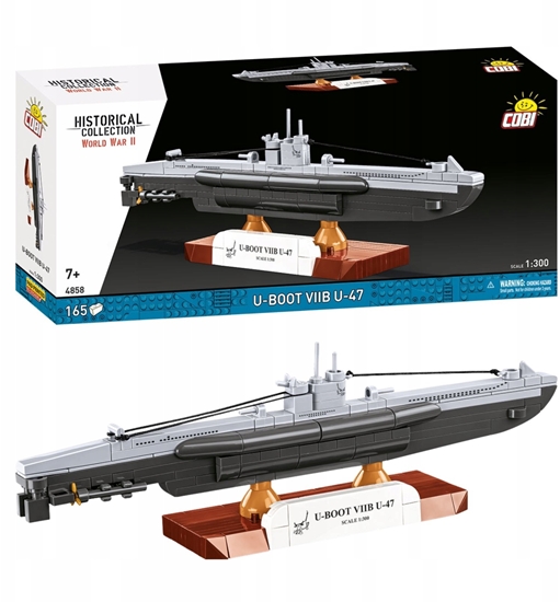Picture of Cobi Niemiecka ód podwodna U-47 T.VIIB 1:300 (4858)