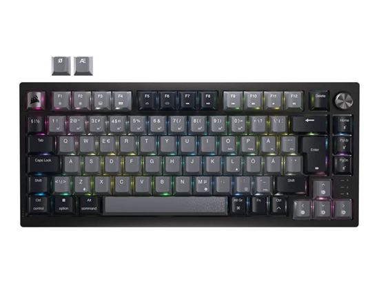 Picture of Corsair Keyboard | K65 PLUS | Mechanical Gaming Keyboard | Wireless | Nordic | Black | USB Type-A | CORSAIR MLX Red