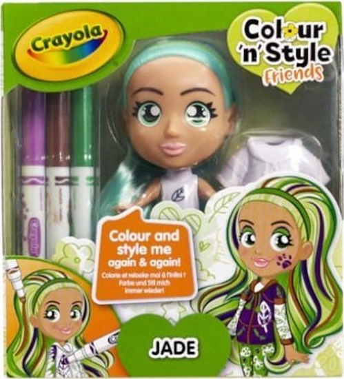 Picture of Crayola Lalka Colour'n'Style Friends Jade