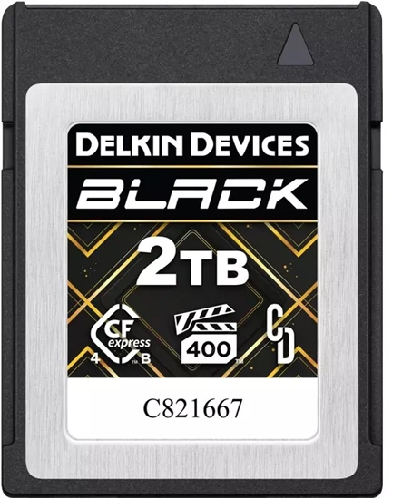Picture of Delkin CFexpress 4.0 BLACK | Type B | R3700/W3220 (VPG400) 2TB