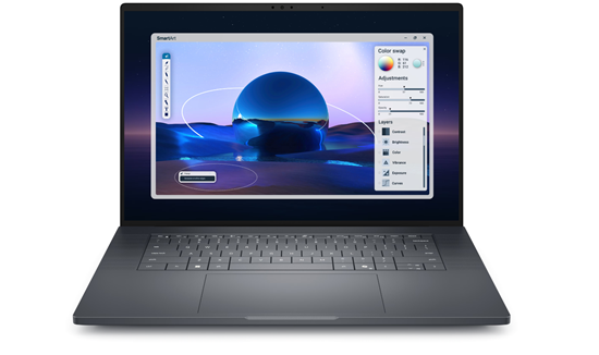 Picture of Dell | Pro Max 16 Premium MA16250 | 16 " | FHD+ | 1920 x 1200 pixels | Anti-glare | Intel Core Ultra 7 | 265H | 32 GB | LPDDR5x | Solid-state drive capacity 1000 GB | NVIDIA RTX PRO 2000 Blackwell | GDDR7 | 8 GB | Windows 11 Pro | 802.11be | Keyboard lang