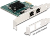 Изображение Delock PCI Express x1 Network Card Gigabit LAN 2 x RJ45 BCM