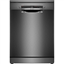 Изображение Dishwasher | SMS4EMC06E | Free standing | Width 60 cm | Number of place settings 14 | Number of programs 6 | Energy efficiency class B | Display | AquaStop function | Black inox