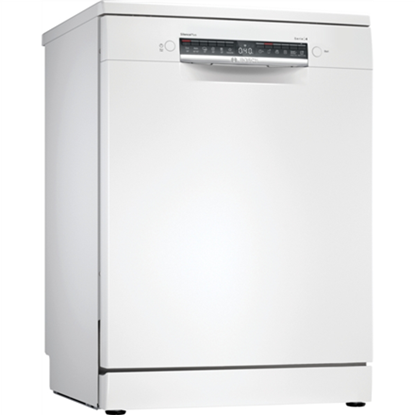 Attēls no Dishwasher | SMS4EMW06E | Free standing | Width 60 cm | Number of place settings 14 | Number of programs 6 | Energy efficiency class B | Display | AquaStop function | White