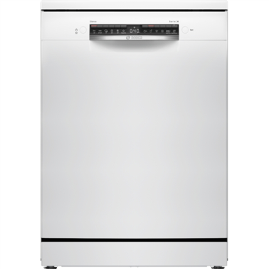 Picture of Dishwasher | SMS4HVW00E | Free standing | Width 60 cm | Number of place settings 14 | Number of programs 6 | Energy efficiency class D | Display | AquaStop function | White