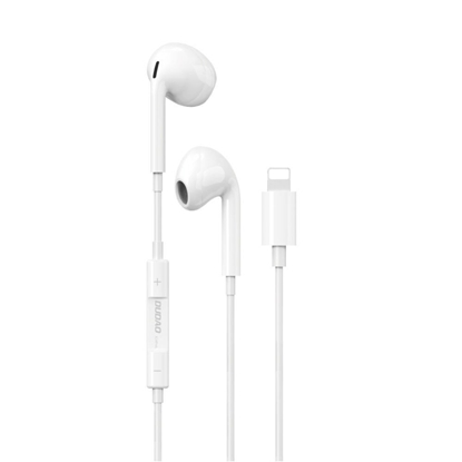 Attēls no Dudao in-ear headphones with Lightning connector White