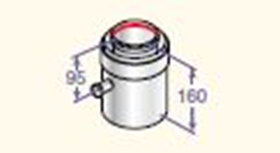 Изображение Dūmvada kondensāta savacējs D80/125, DY916, DeDiet