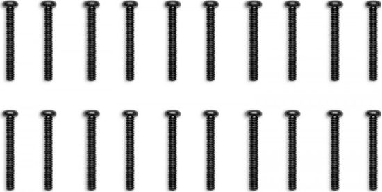 Picture of EK Water Blocks EK Water Blocks EK-Loop Phillips Head Screw Set M4 x 30 mm, 20 Stück - schwarz