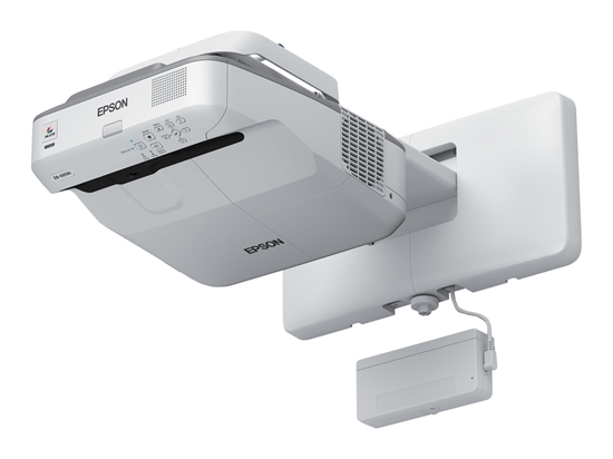 Picture of Epson EB-695Wi data projector Ultra short throw projector 3500 ANSI lumens 3LCD WXGA (1280x800) White, Grey