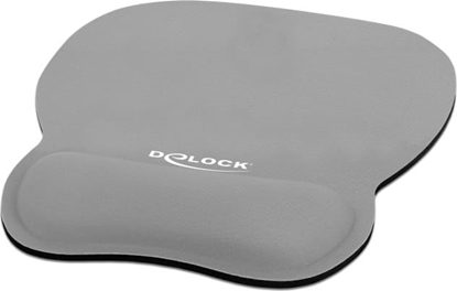 Изображение Ergonomisks peles paliktins ar rokas atbalstu, pelēks 245 x 206 mm, Delock