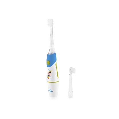 Picture of ETA Toothbrush | Sonetic ETA071090020 | Battery operated | For kids | Number of brush heads included 2 | Number of teeth brushing modes 1 | Blue/White