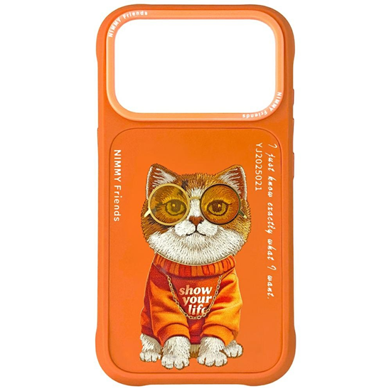 Изображение Etui Nimmy Glasses Cool Cat do iPhone 17  Pro Max 