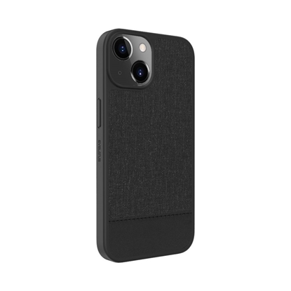 Attēls no Evelatus Apple iPhone 15 Plactic Leather Magsafe Back Cover Black