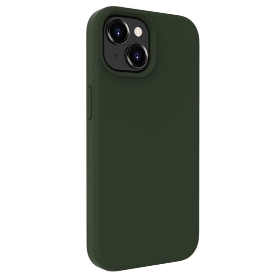 Picture of Evelatus Apple iPhone 15 Premium Soft Touch Silicone Case Dark Olive