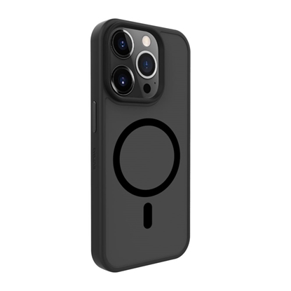 Attēls no Evelatus Apple iPhone 15 Pro Max Hybird Case With Magsafe PC+TPU Black