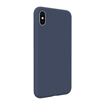 Изображение Evelatus Apple iPhone Xs Max Premium Soft Touch Silicone Case Midnight Blue