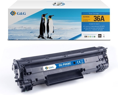 Picture of G&G kompatybilny toner z HP CE285A, CB435A, CB436A, CE278A, Canon CRG128, 7, NT-PH435LCU, black, 3000s