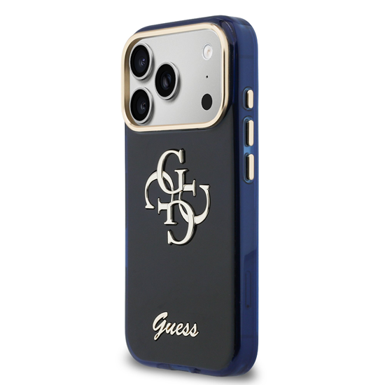 Изображение Guess IML 4G Script Metal Logo Case for iPhone 17 