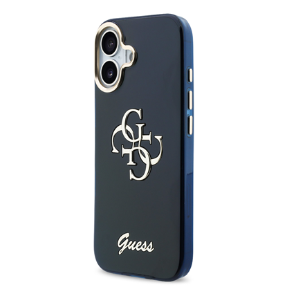 Picture of Guess IML 4G Script Metal Logo Case for iPhone 17 