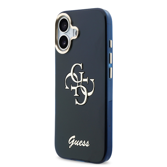 Изображение Guess IML 4G Script Metal Logo Case for iPhone 17 