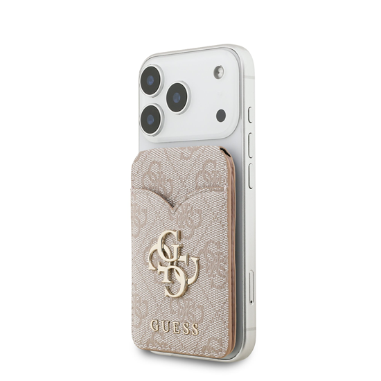 Picture of Guess MagSafe Cardslot with Stand and Mirror 4G Pink