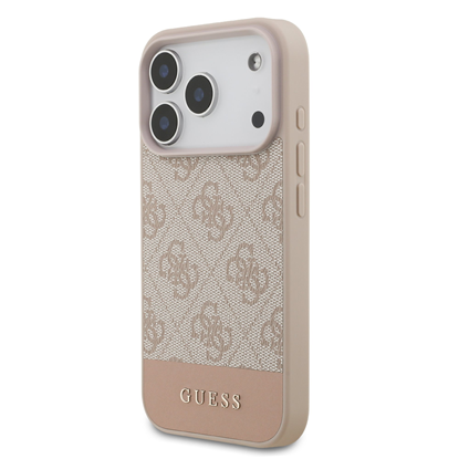 Изображение Guess PU 4G Stripe Case for iPhone 17 Pro / Pink