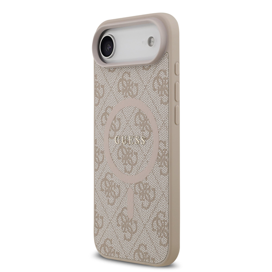 Изображение Guess PU Leather 4G Colored Ring MagSafe Case for iPhone Air / Pink