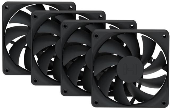 Picture of HYTE FAN- -FA12-BB-4 system chodzenia komputerów Procesor Wentylator 12 cm Czarny 4 szt.