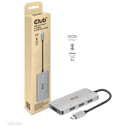Picture of I/O HUB USB-C TO USB 4PORT/M/F CSV-1547 CLUB3D